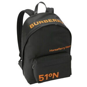 Burberry Backpack Black ORANGE